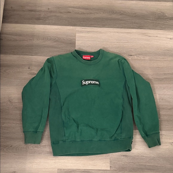 Supreme Forest Green Crewneck Sweater